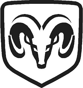 Dodge Ram Head, Vinyl cut decal