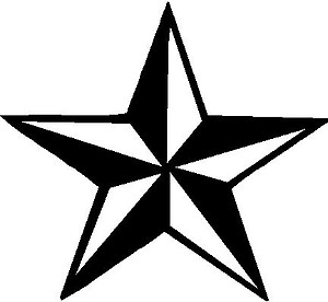 Nautical Star, Vinyl decal sticker