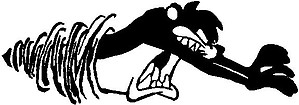 Tazmanian Devil, Vinyl decal sticker