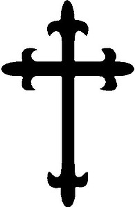 Cross, Vinyl decal sticker