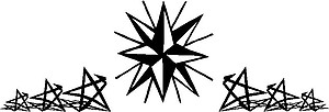 Nautical Star, Vinyl decal sticker