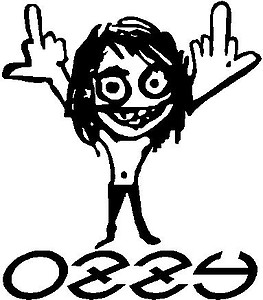 Ozzy Osbourne, Vinyl decal sticker 