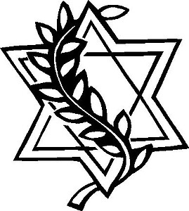 Star of david, Vinyl decal sticker