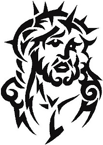 Jesus, Vinyl decal sticker