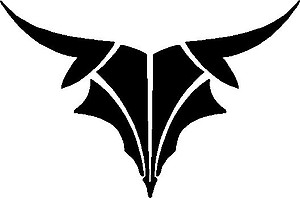 Native Bull, Vinyl cut decal