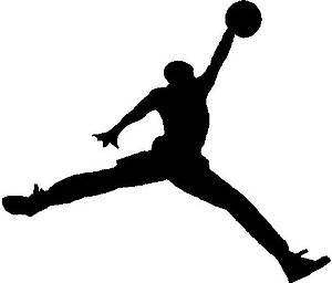 Jordan Famous Jump, Basketball, Vinyl cut decal