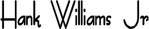Hank Williams Jr, Vinyl cut decal sticker