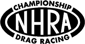 NHRA Logo, Vinyl cut decal