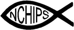Fish N Chips, Vinyl cut decal