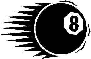 8 Ball, Vinyl cut decal