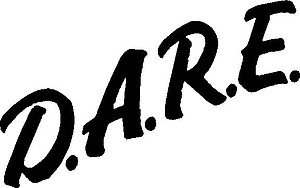 D.A.R.E. Vinyl cut decal