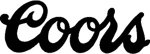 Coors Beer, Vinyl cut decal