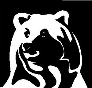 Bear, Vinyl cut decal