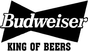 Budweiser, King of beers, Vinyl cut decal