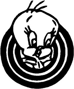 Tweety Bird, Vinyl cut decal