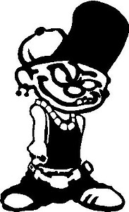 Bad Boy Calvin, Vinyl cut decal