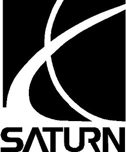 Saturn Logo, Vinyl cut decal