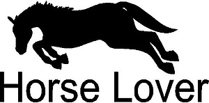 Horse lover, Vinyl cut decal