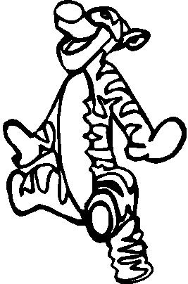 Tigger Bouncing, Vinyl cut decal