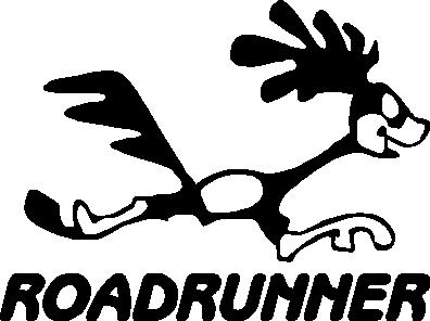 Raod Runner, Vinyl cut decal