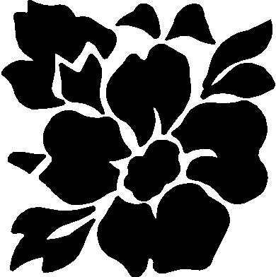 Flower, Vinyl cut decal