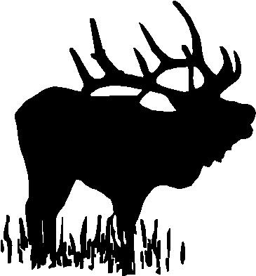 Elk, Vinyl cut decal