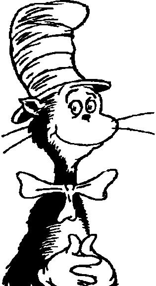 Cat In The Hat Vinyl Cut Decal