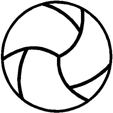 Vollyball, Vinyl cut decal