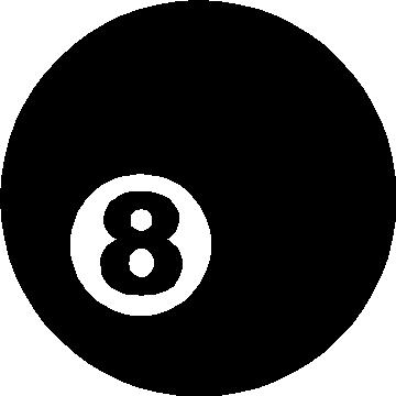 8 Ball, Vinyl decal sticker