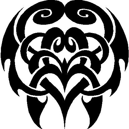 Tribal Design, Vinyl cut decal