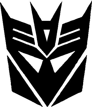 Decepticons, Transformers, Vinyl decal sticker