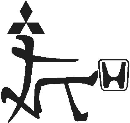Chinese Symbol for fucking, Vinyl decal sticker, Vinyl decal sticker