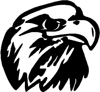 Eagle head, Vinyl decal sticker