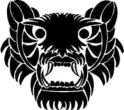 Lion, Vinyl cut decal