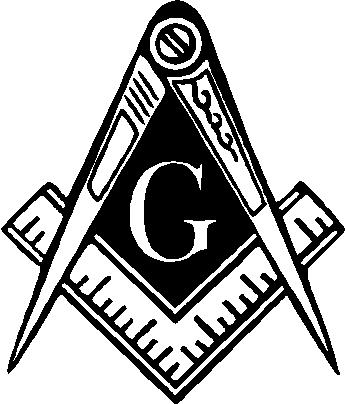 Masons, Compas, Vinyl cut decal 