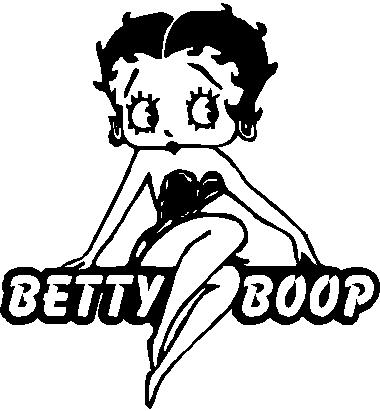 Betty Boop, Vinyl cut decal