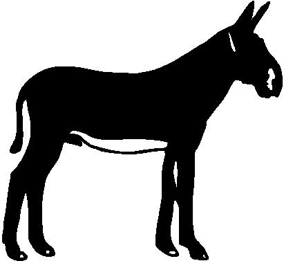 Donkey, Vinyl cut decal