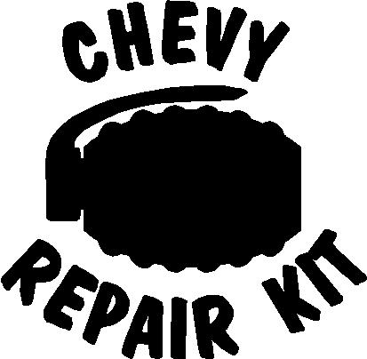 Chevy Pepair Kit, Grenade, Vinyl cut decal