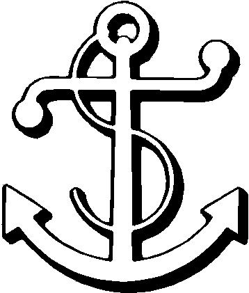 Anchor, Vinyl cut decal