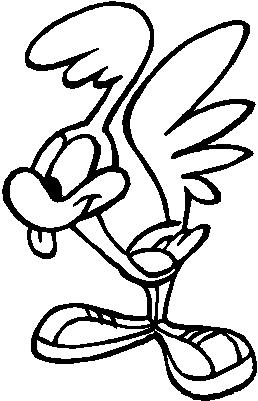 Baby Roadrunner, Vinyl cut decal