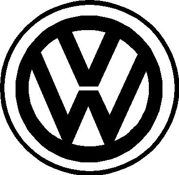 Volkswagen Logo, Vinyl cut decal