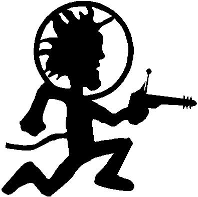 Space Hatchet Man, Vinyl cut decal