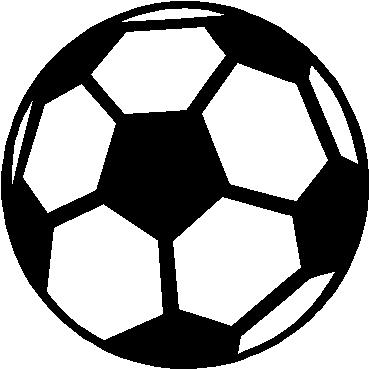 Soccer Ball, Vinyl cut decal