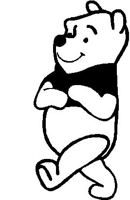 Winnie The Pooh, Vinyl cut decal