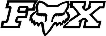 Fox Logo, Vinyl cut decal
