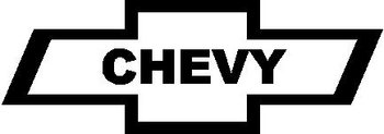 Chevy logo, Vinyl decal sticker