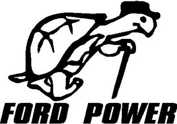 Ford Power, Turtle, Vinyl decal sticker