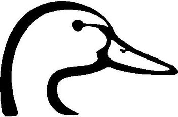 Duck Head, Vinyl cut decal