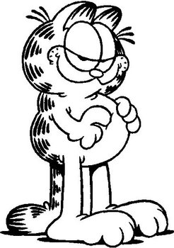 Garfield the Cat, Vinyl cut decal