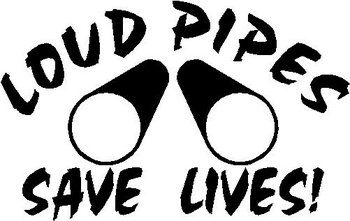 Load Pipes Save Lives!, Vinyl cut decal